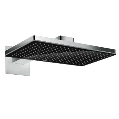 Hansgrohe Rainmaker Select - galvas duša 460, izvirzījums 46 cm, melns / hromēts 24003600
