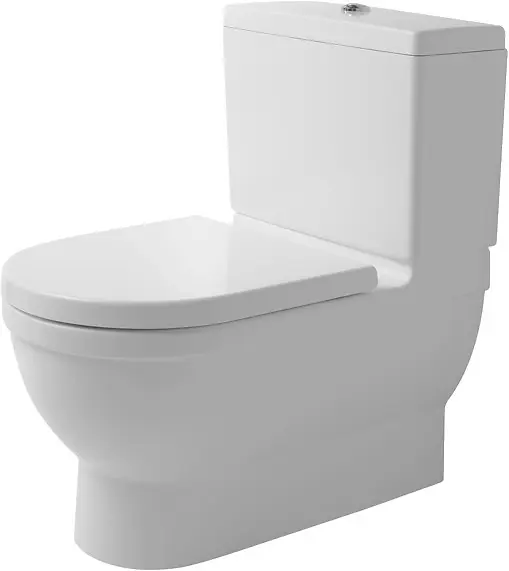 Duravit Starck 3 - WC kombinācija Big Toilet, ar WonderGliss, balta 21040900001
