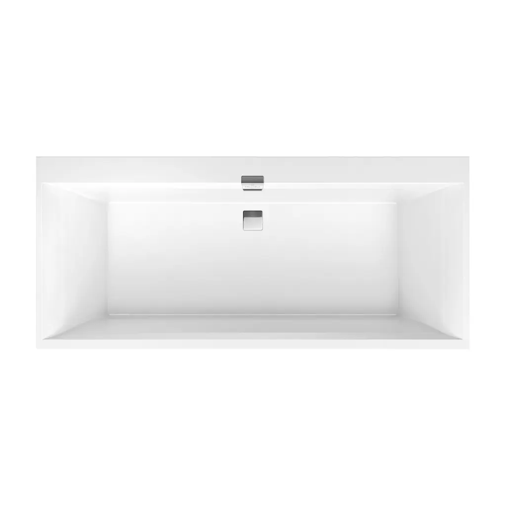 Villeroy & Boch Squaro Edge 12 - vanna 180x80x45 cm, Quaryl, balta UBQ180SQE2DV-01