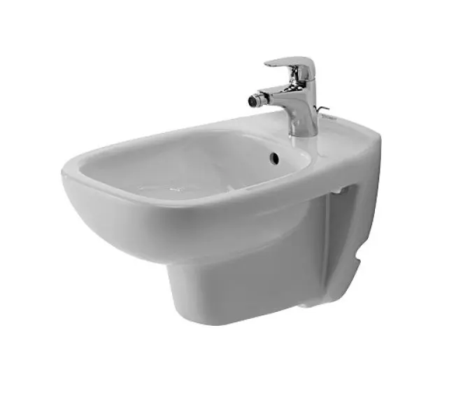 Duravit D-Code - piekaramā bidē, alpu balta 22571500002