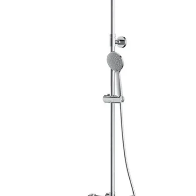 Cersanit City - dušas komplekts ar termostatu, diametrs 25 cm, 3 strūklu veidi, hroms S951-340