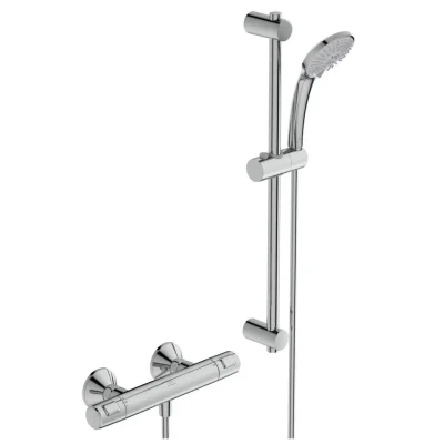 Ideal Standard CeraTherm - dušas komplekts T25 ar termostatu, 3 strūklas veidi, hroms A7203AA