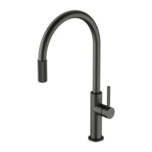 OMNIRES Switch - virtuves izlietnes maisītājs ar filtrēšanas sistēmu, grafīts SW9057-FD1GR
