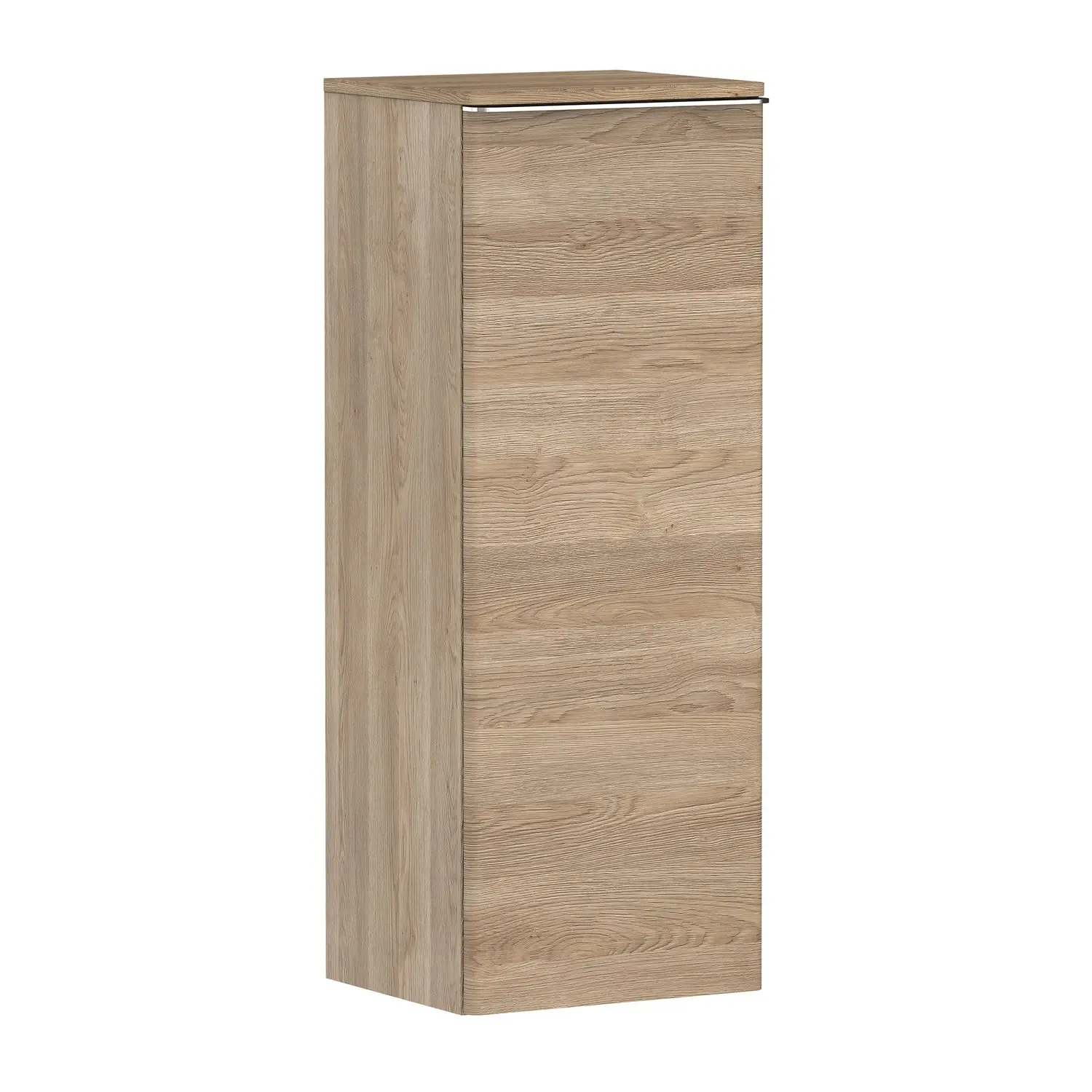 Hansgrohe Xelu Q - sānu skapis 40x107x35 cm, 1 durvis, eņģes kreisajā pusē, dabīgs ozols/hroms 54129000