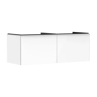 Hansgrohe Xelu Q - izlietnes apakšskapītis, 50x136x55 cm, 2 atvilktnes, balts spīdīgs/balts matēts 54066700