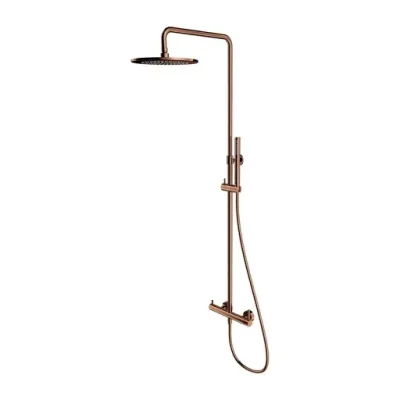 OMNIRES Y - dušas komplekts ar maisītāju, diametrs 25 cm, varš Y1244MCP