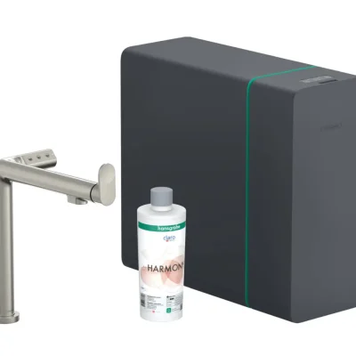 Hansgrohe Aqittura M91 - virtuves izlietnes maisītājs, SodaSystem, nerūsējošais tērauds 76837800