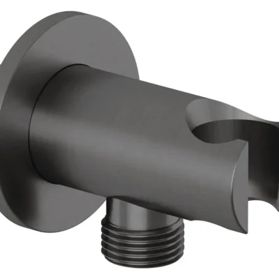 Kludi A-Qa - dušas līkums ar turētāju, matēts gunmetal 65567N2-00