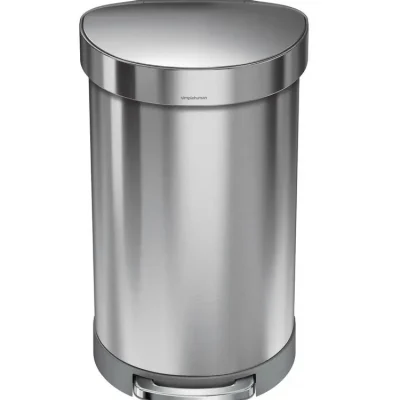 Simplehuman atkritumu tvertnes - atkritumu tvertne 45 l, matēts nerūsējošais tērauds CW2030