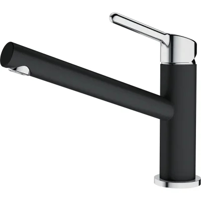 Franke Orbit - virtuves izlietnes maisītājs FC 3054.071, hromēts/Onyx 115.0623.056