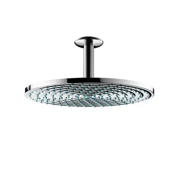 Hansgrohe Raindance - galvas duša S 240 Air 1jet, griestu izvads 10 cm, EcoSmart 9 l/min, hromēts 27463000