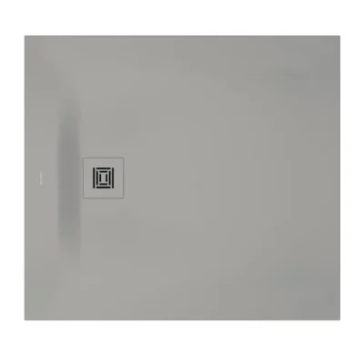 Duravit Sustano - dušas paliktnis 100x90 cm, DuraSolid, pelēks matēts 720274630000000