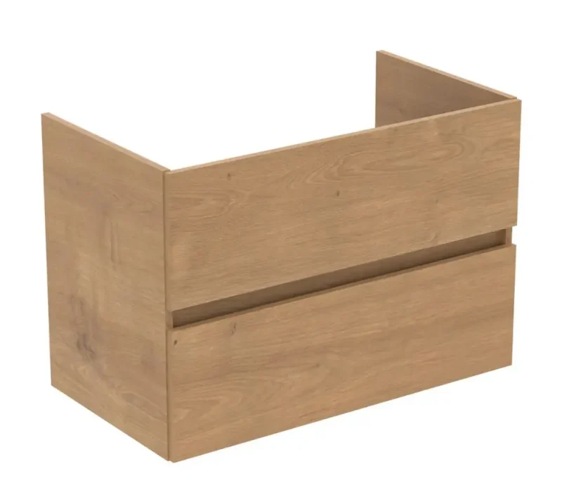 Ideal Standard Eurovit+ - izlietnes apakšskapītis, 55x80x44 cm, 2 atvilktnes, ozols R0263Y8