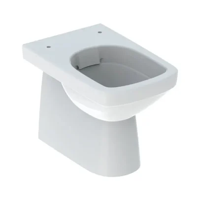 Geberit Selnova Square - stāvošs WC, 530x355 mm, bez skalošanas malas, balts 501.564.01.7