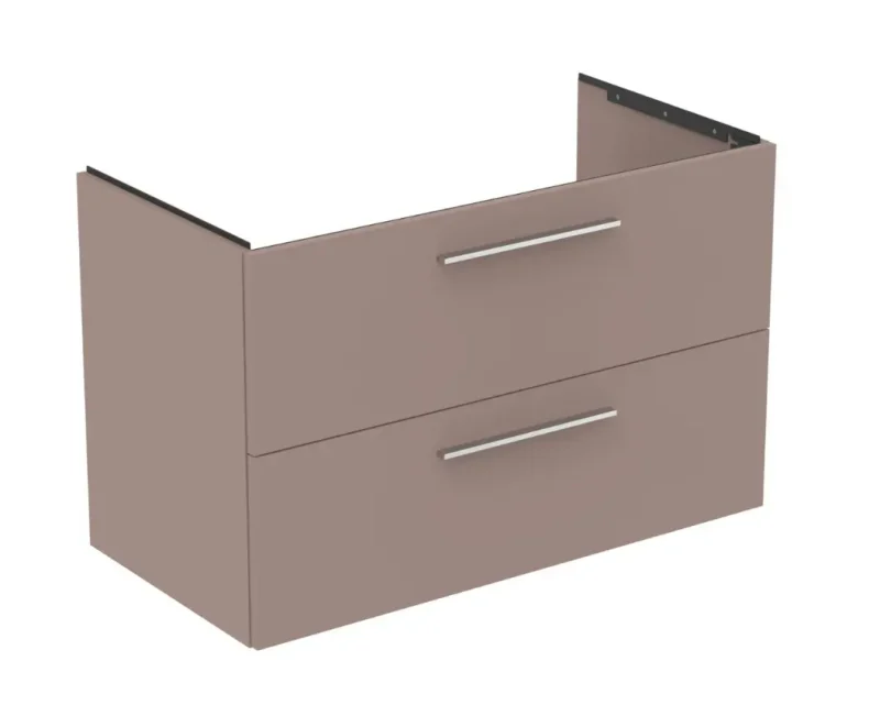 Ideal Standard i.Life B - izlietnes skapītis, 100x63x51 cm, 2 atvilktnes, labajā pusē, matēti bēšs T5585NH