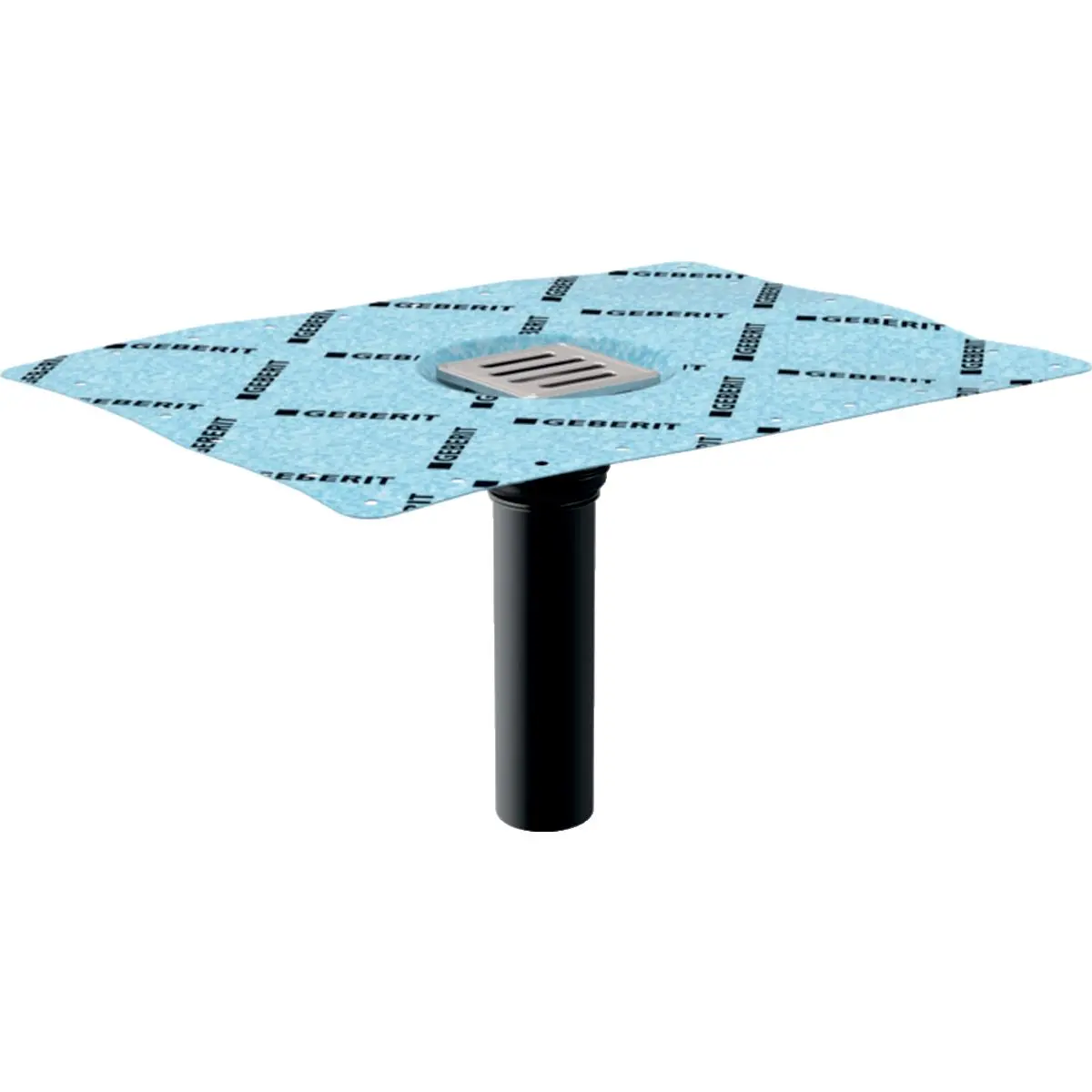 Geberit piederumi - dušas grīdas noteka, 5 cm, nerūsējošais tērauds 154.053.00.1