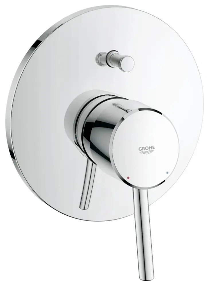 Grohe Concetto - zemapmetuma vannas maisītājs, hroms 19346001