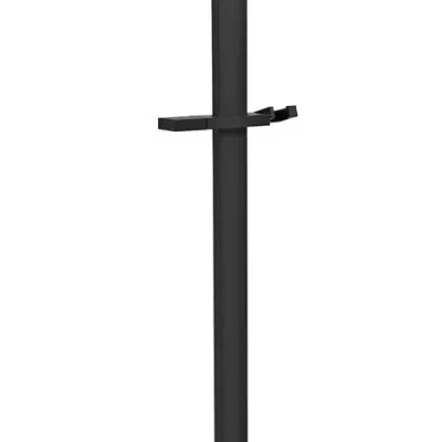 Sapho dušas - dušas stienis ar turētāju, garums 60 cm, melni matēts SC415