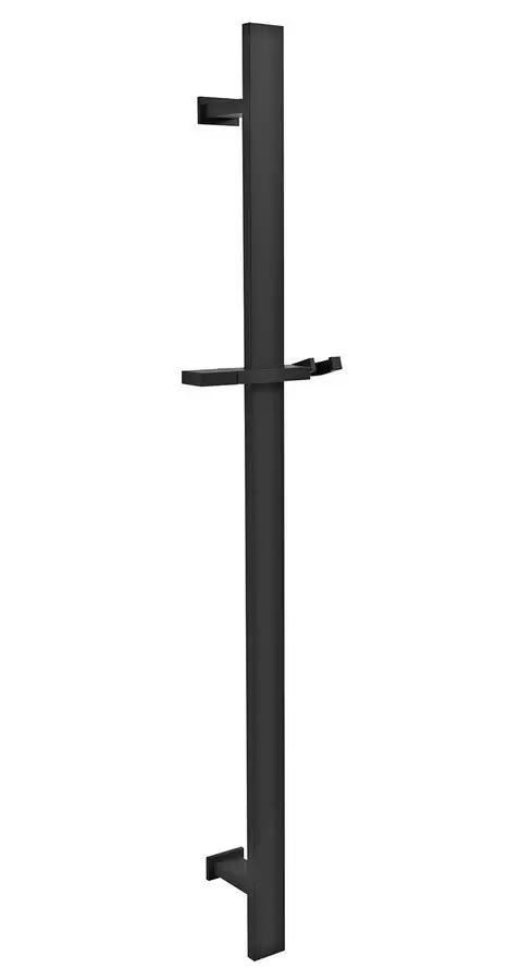 Sapho dušas - dušas stienis ar turētāju, garums 60 cm, melni matēts SC415
