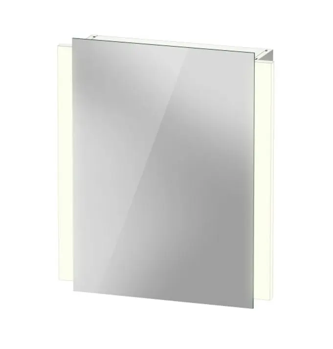 Duravit Ketho.2 - spoguļskapis ar LED apgaismojumu, 70x60x16 cm, 1 durvis, eņģes pa kreisi K27135L00001000