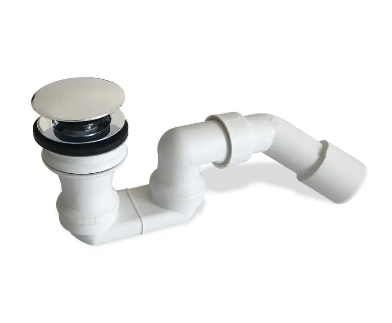 Villeroy & Boch piederumi - vannas noteces komplekts ar Push-Open vadību, hromēts U90952061
