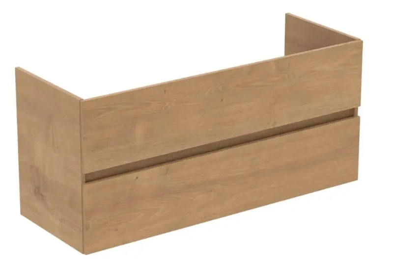Ideal Standard Eurovit+ - izlietnes apakšskapītis, 55x120x44 cm, 2 atvilktnes, ozols R0266Y8