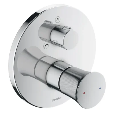 Duravit White Tulip - zemapmetuma maisītājs, 2 patērētājiem, hroms WT5210012010