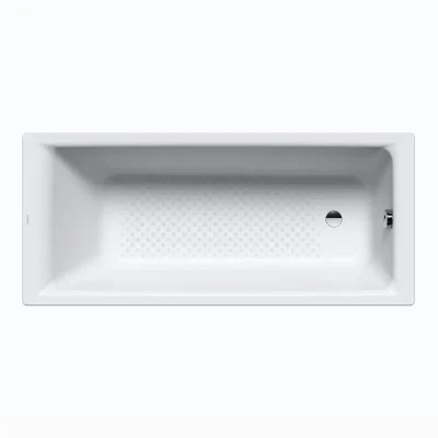 Kaldewei Ambiente - vanna Puro 653, 180x80 cm, pērļu efekts, pilnībā pārklāts ar pretslīdes pārklājumu, balta 256334013001