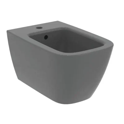 Ideal Standard i.Life B - piekaramais bidets, caurums maisītājam, pelēks spīdīgs T461558