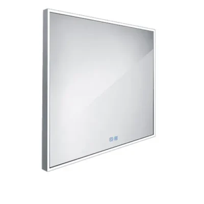 Nimco spogulis - spogulis ar LED apgaismojumu, 70x70 cm, skārien sensors, alumīnijs ZP 13077VX