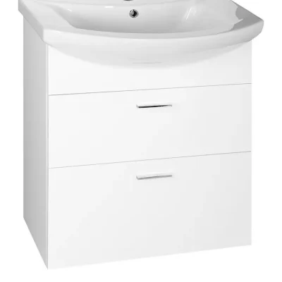 Aqualine Zoja - izlietnes skapis 62x74x32 cm, balts 51061A