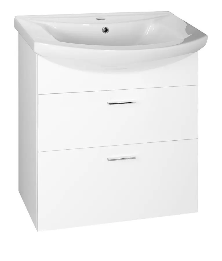 Aqualine Zoja - izlietnes skapis 62x74x32 cm, balts 51061A