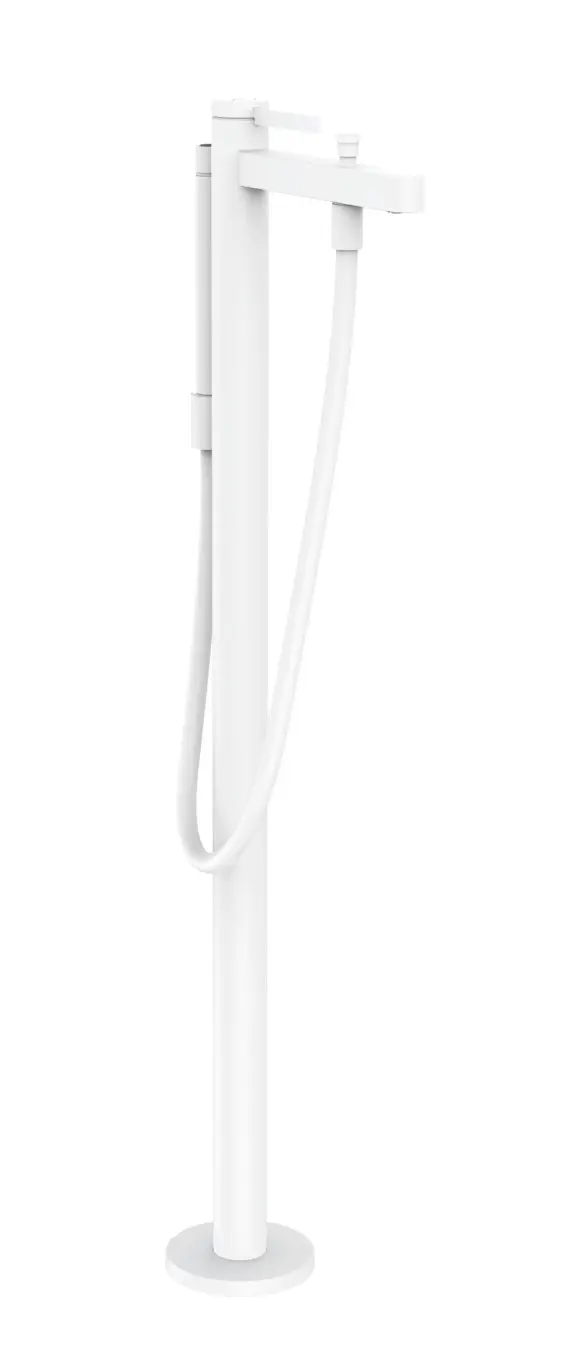 Hansgrohe Finoris - vannas maisītājs ar piederumiem, balts matēts 76445700