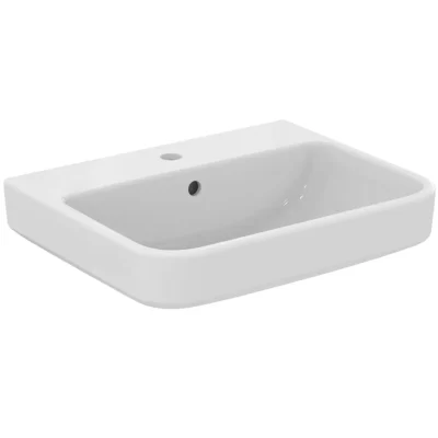 Ideal Standard i.Life B - izlietne 55x44 cm, ar pārplūdi, ar jaucējkrāna caurumu, balta T460801