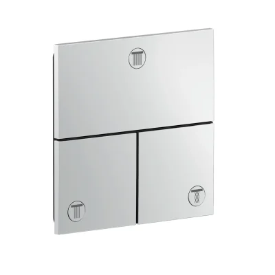 Axor ShowerSelect ID - zemapmetuma vārsts, 3 patērētājiem, hroms 36780000