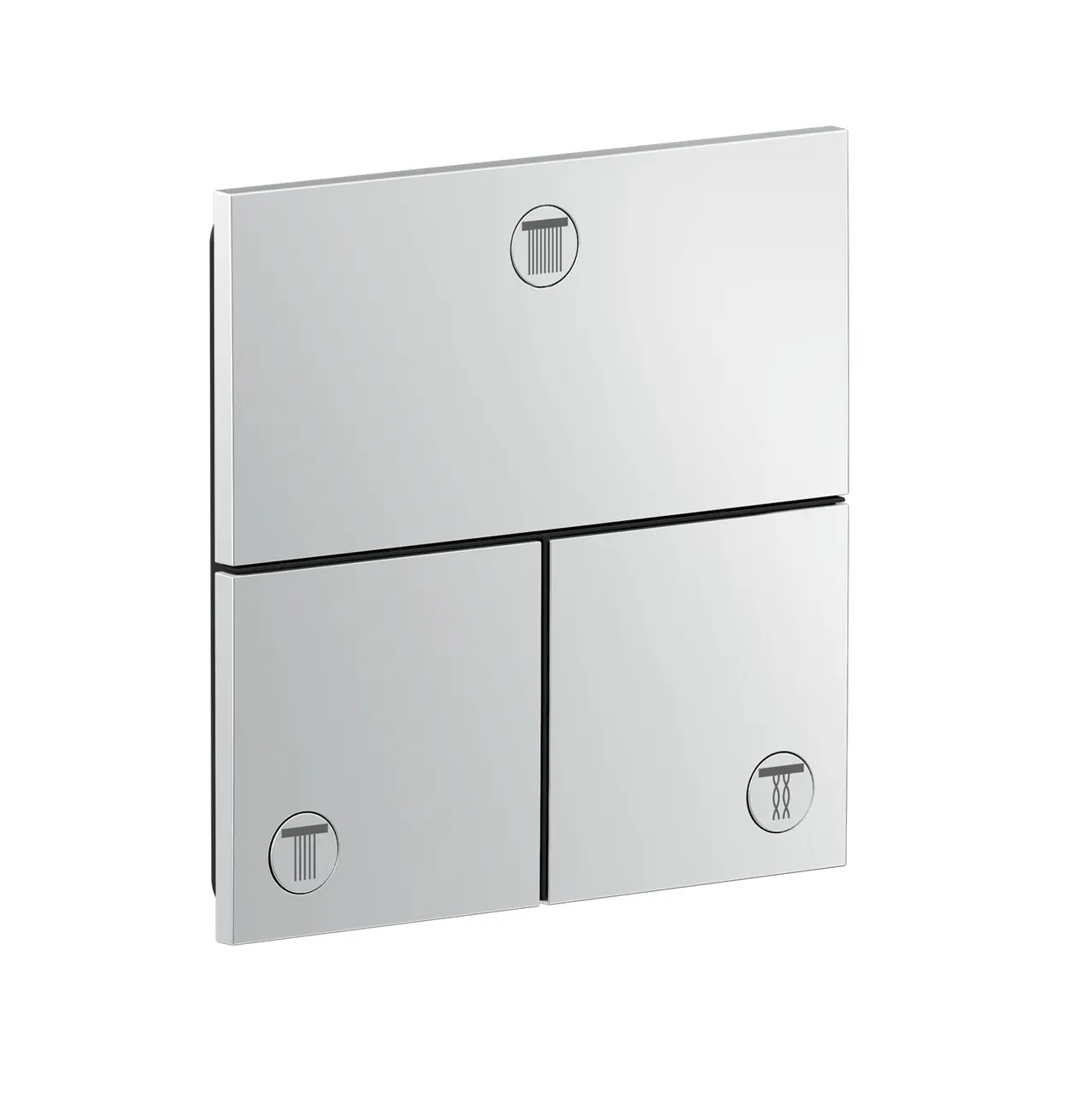 Axor ShowerSelect ID - zemapmetuma vārsts, 3 patērētājiem, hroms 36780000