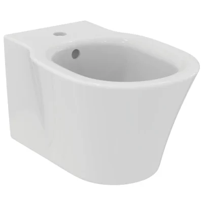 Ideal Standard Connect Air - sienas bidē, 360x540 mm, ar pārplūdi, ar caurumu maisītājam, balts E233501