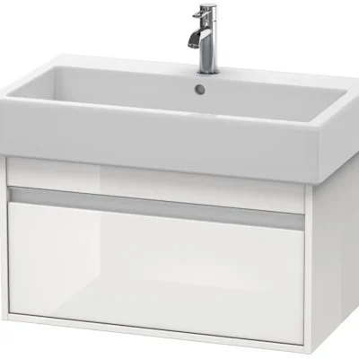 Duravit Ketho - izlietnes skapītis 41x75x44 cm, 1 atvilktne, balts spīdīgs KT668702222