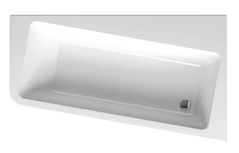 Ravak 10° - asimetriska vanna 160 R, 160x95 cm, labā, balta C841000000