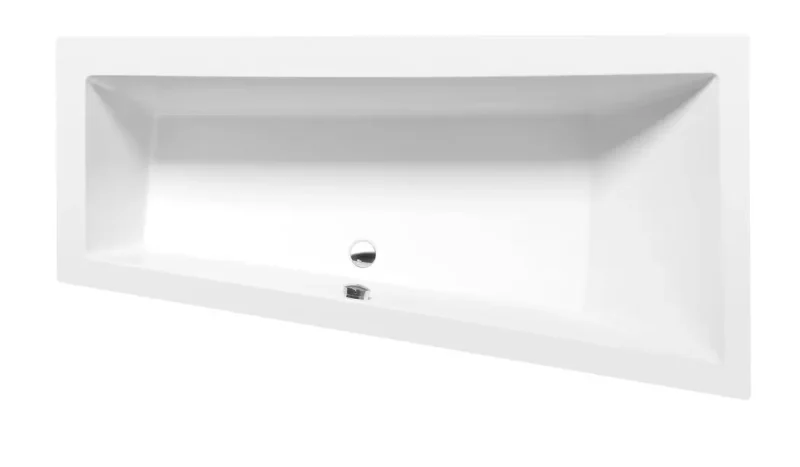 Polysan Andra - vanna 180x90 cm, labā, matēti balta 78771.11