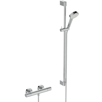Ideal Standard Ceratherm T25 - dušas komplekts ar termostatu, 2 strūklas veidi, hroms A8515AA