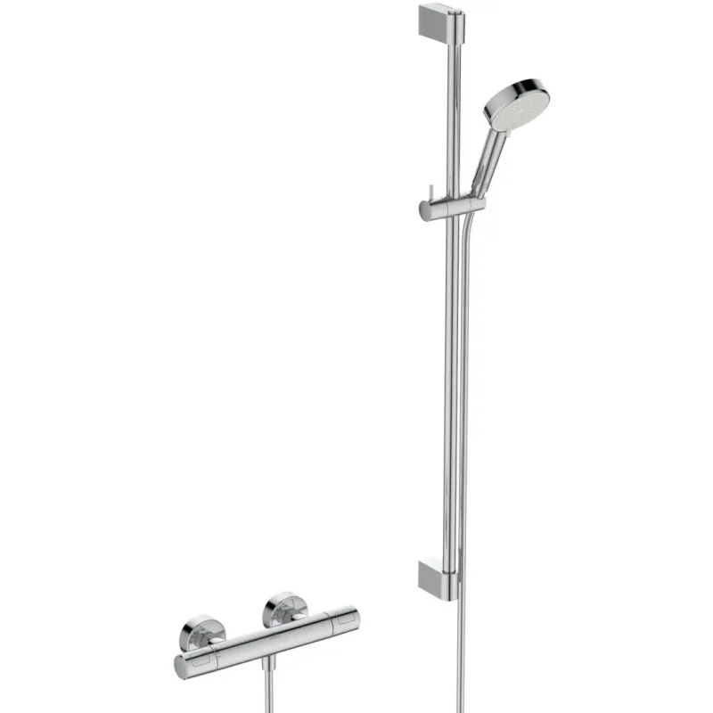 Ideal Standard Ceratherm T25 - dušas komplekts ar termostatu, 2 strūklas veidi, hroms A8515AA