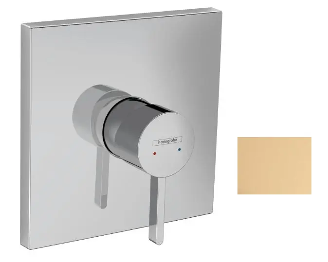 Hansgrohe Finoris - zemapmetuma dušas maisītājs, birstēta bronza 76615140