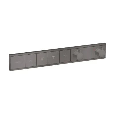 Hansgrohe RainSelect - zemapmetuma maisītājs 4 patērētājiem, melns hroms birstēts 15382340