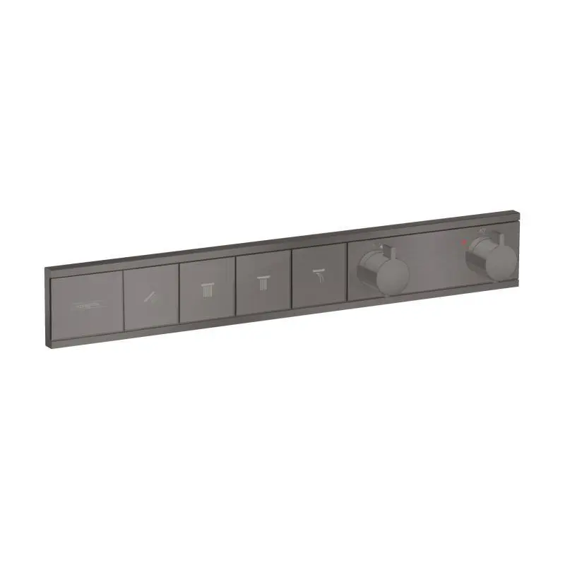 Hansgrohe RainSelect - zemapmetuma maisītājs 4 patērētājiem, melns hroms birstēts 15382340