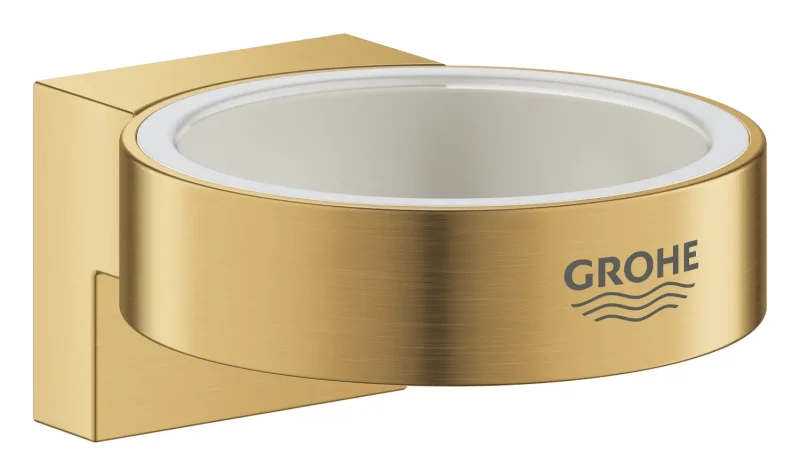 Grohe Selection - turētājs glāzei / ziepju dozatoram, Cool Sunrise birstēts 41027GN0