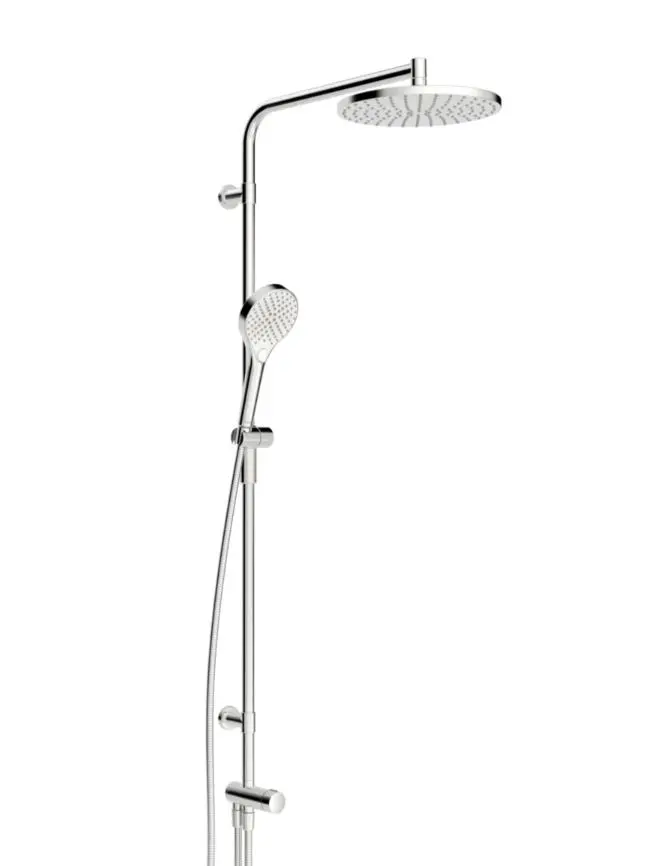 Hansa Viva - dušas komplekts bez maisītāja, diametrs 25 cm, 3 strūklu veidi, hroms 44180300