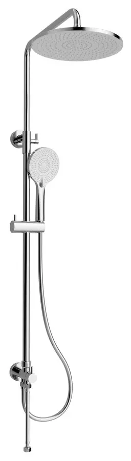 Sapho dušas komplekts bez maisītāja, diametrs 25 cm, 3 strūklas veidi, hroms 1202-30