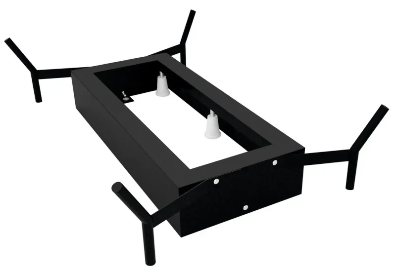 Polysan aksesuārs - balsta konstrukcija vannai Reduta, 1710x810 mm, matēti melns 72820B