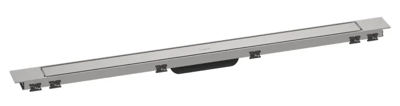 Hansgrohe RainDrain Match Plus - dušas noteka 100 cm, ar resti, birstēts tērauds 56217800